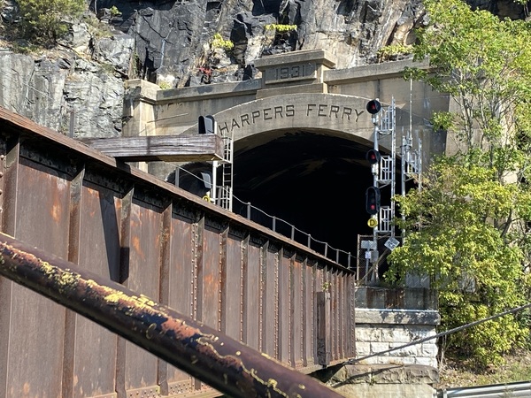 Harpers Ferry train tunnel