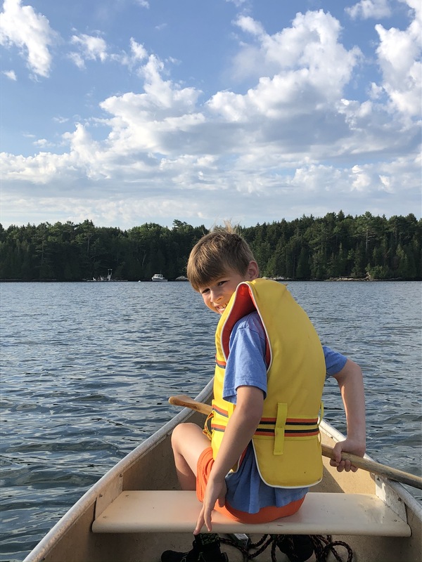 Andrew in the Canoe